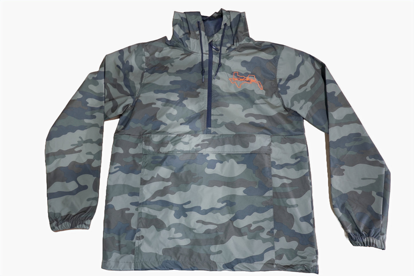 Jacket, Camo Pullover, Wind and Waterproof, Logo Front Only image 0