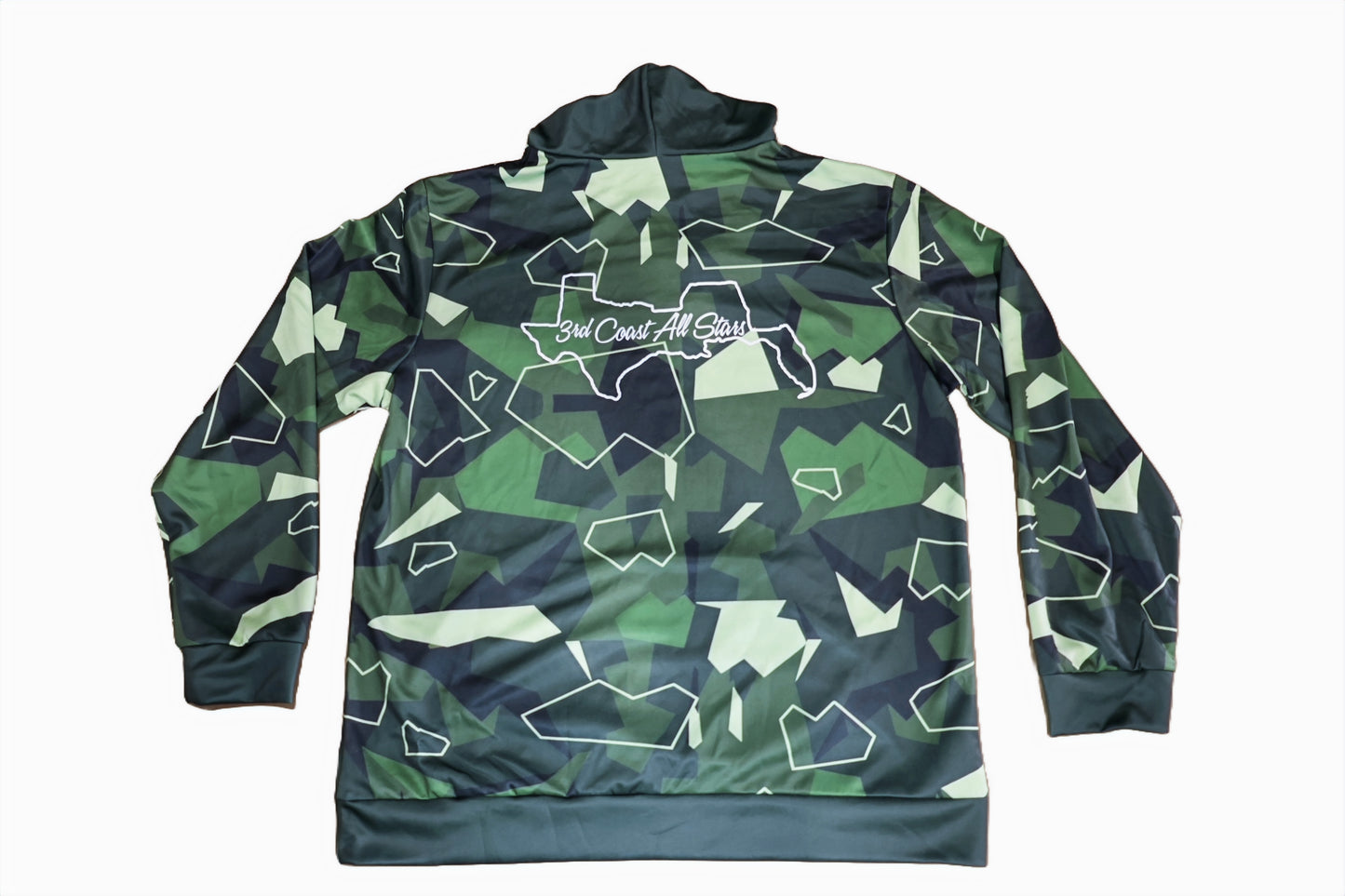 Hoodie, Retro Camo, Polyester Blend, Logos Front and Back image 1