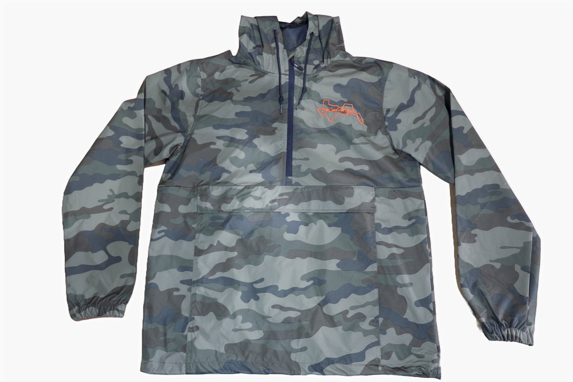 Jacket, Camo Pullover, Wind and Waterproof, Logo Front Only image 0