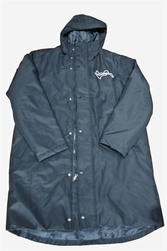 Jacket, Black, Insulated, All Weather, Logo Front Only image 0