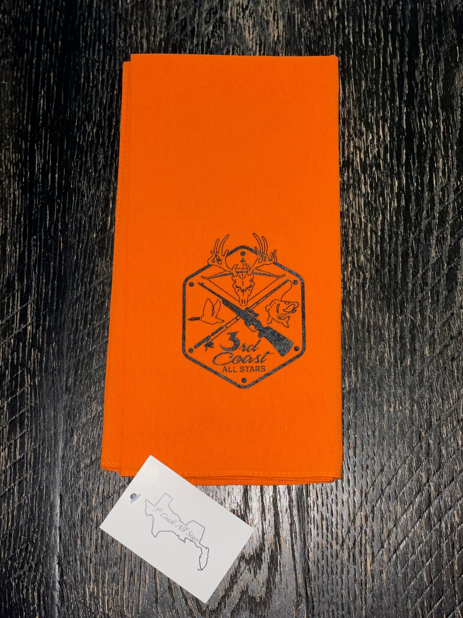 Bandana With 3rd Coast All Stars Hunting Fishing Logo image 0